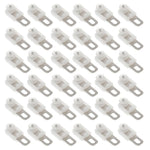 rideau roulette blanc moderne fixations accessoire pêne glissière tissu chanvre robuste utilitaire flexible poulie
