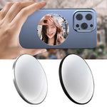 support téléphone bleu blanc noir aimant moderne pratique rond translucent