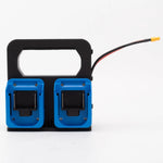 support rangement batterie xt60 chargeur outils électriques compartiments vis plastique lisse noir bleu rouge