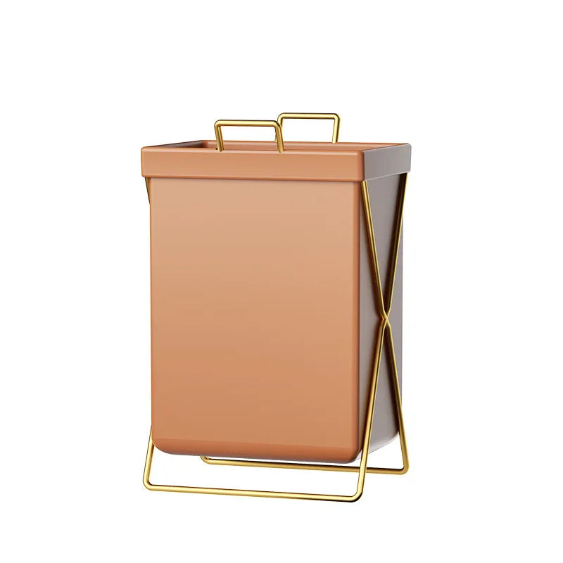 panier linge pliable orange gris bleu marine moderne pu doré tissuintérieur respectueuxenvironnement