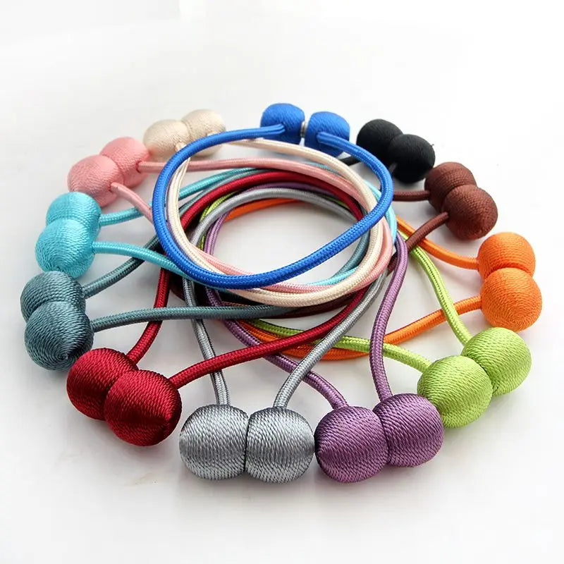 boucles rideau moderne vis tissé noir marron gris doré bleu rose vert