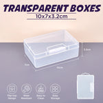 boîtes rangement transparentes multifonctionnelles poignées pratiques scies ciseaux bobines fil