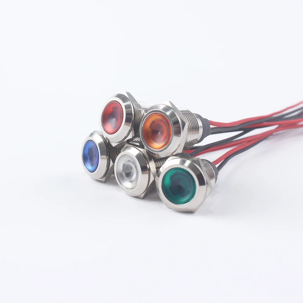 ampoules led 12v 24v 6v rouge bleu vert blanc adhésives câbles ronds modernes