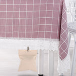 sacs poids rideaux extérieurs gazebo sacs sable tissu carreaux dentelle pinces linge beige violet