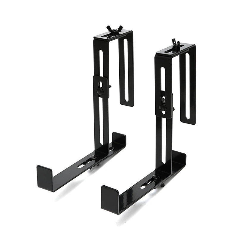 supports pots fleurs jardinière suspendue ajustable vis métal noir moderne minimaliste