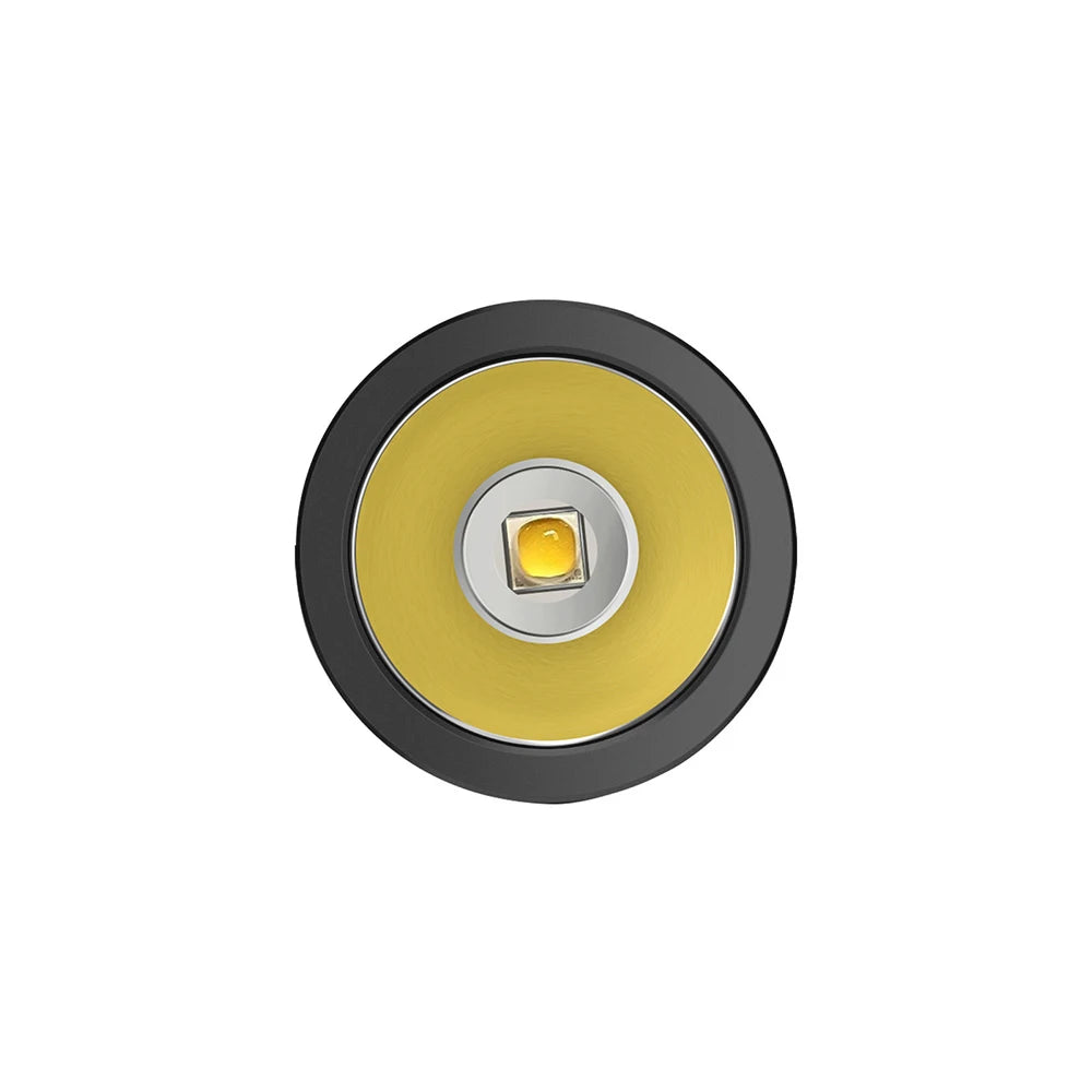 lampe torche vert olive noir argent texture antidérapante clip modernisée compacte