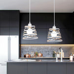 Luminaire industriel blanc pour chambre