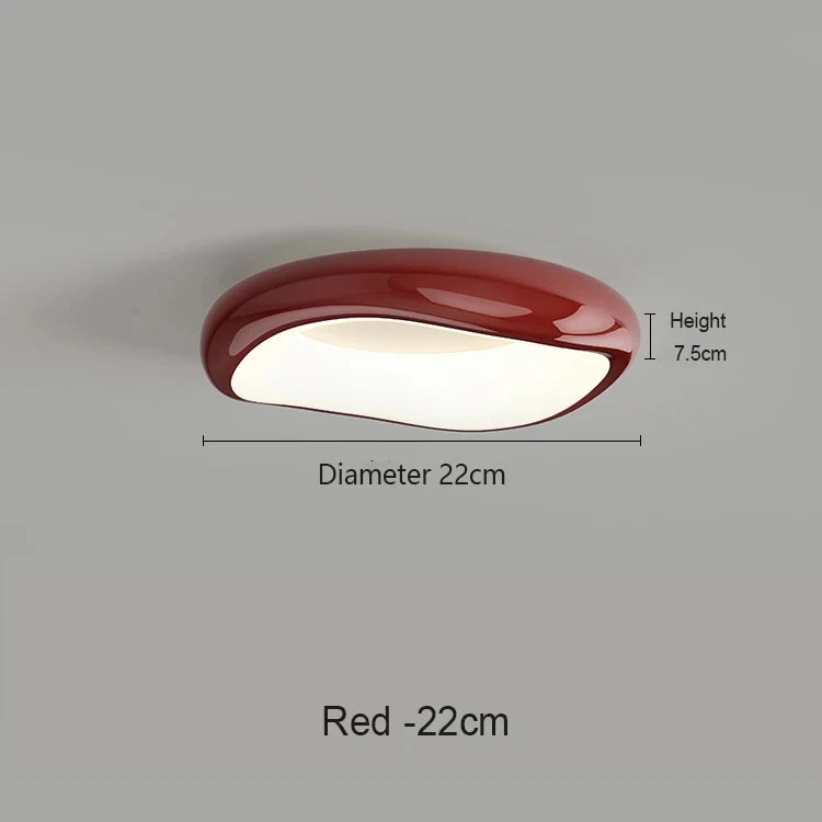 plafonniers led modernes minimaliste couleur crème noir vert chambre enfant éclairage salle étude cuisine