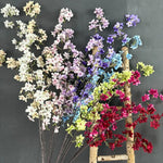 guirlande fleurs artificielles naturelles intérieur décoration maison blanc rose violet bleu rouge