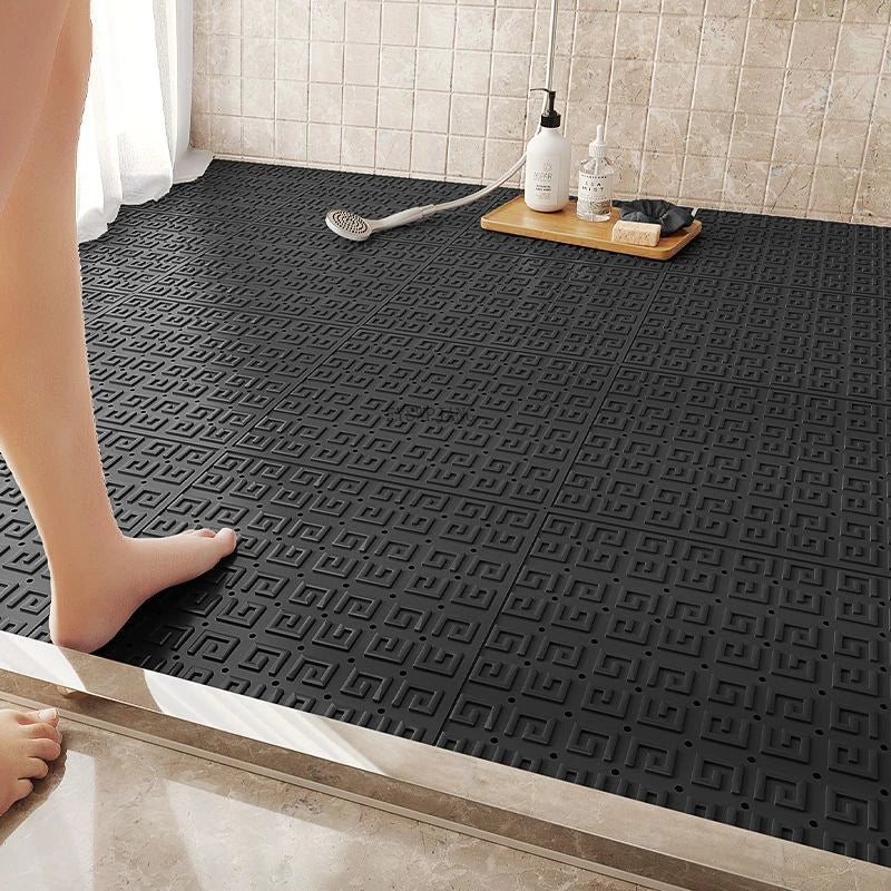 Tapis antidérapant violet pour décoration contemporaine
