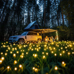 lumières solaires jardin multicolores modernes oscillantes extérieures imperméables ip65 led tiges noires