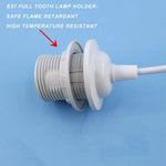 prise électrique moderne adhésive blanc noir ampoules led e27 ronde lisse opaque