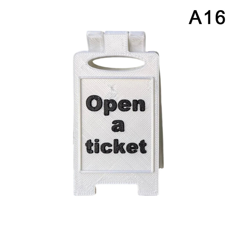 plaque signalisation humour clips texte imprimé travailler moderne blanc rouge