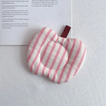 protège tasse moderne polyester blanc rose bleu motifs rayures points clips marron