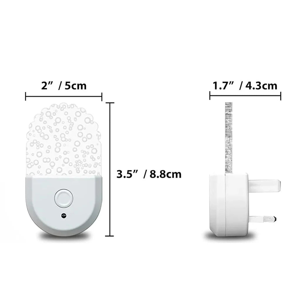 veilleuse plug multicolore moderne motif bulles chambre salon étude cuisine salle manger entrée bébés
