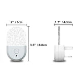 veilleuse plug multicolore moderne motif bulles chambre salon étude cuisine salle manger entrée bébés