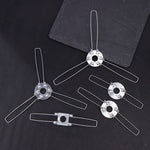 clips fixation argentés modernes abat jour lampes suspendues 13.3cm 11.8cm 10cm 14.5cm 11cm
