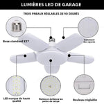 lampe led pliable réglable moderne minimaliste blanc blanc chaud motifs fleurs fixations base e27