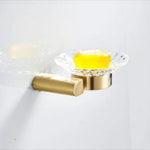 porte serviettes moderne or porte brosse wc adhésif porte savon ensemble quincaillerie bain minimaliste