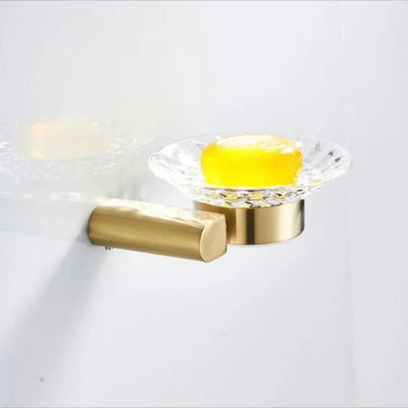 porte serviettes moderne or porte brosse wc adhésif porte savon ensemble quincaillerie bain minimaliste