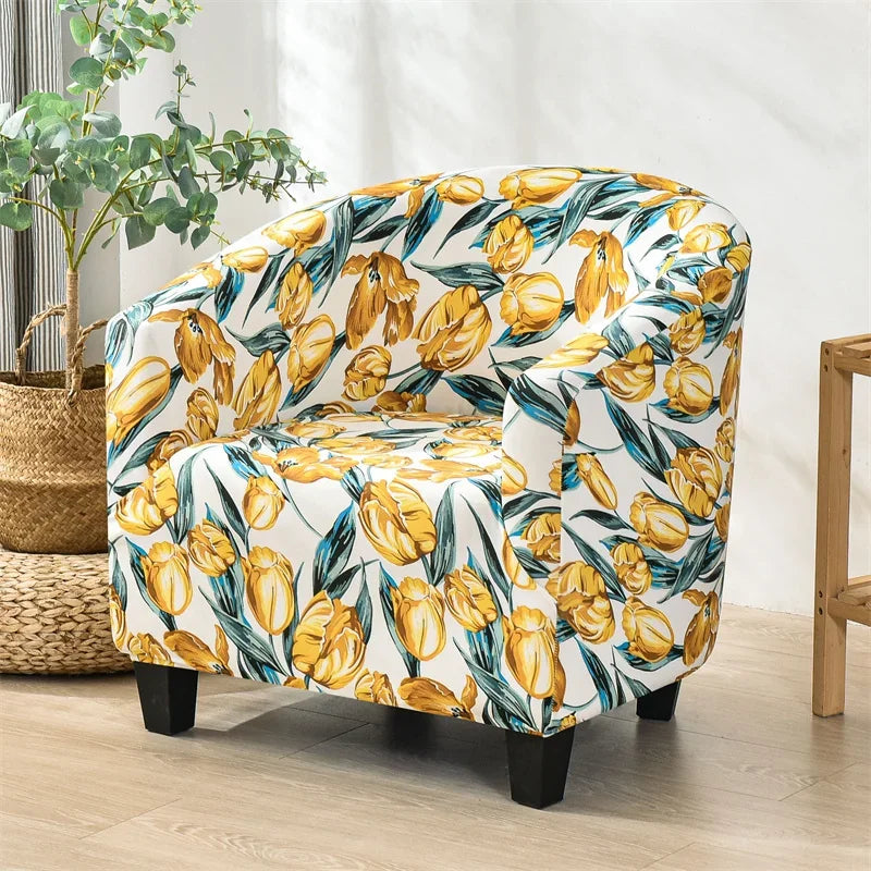 Coussin protection fauteuil moderne fleuri lavable maison restaurant chambre salon étudiants