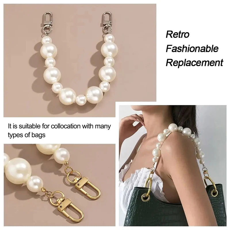 bracelet blanc rondes moderne boucle dorée chic métal opaque 23cm
