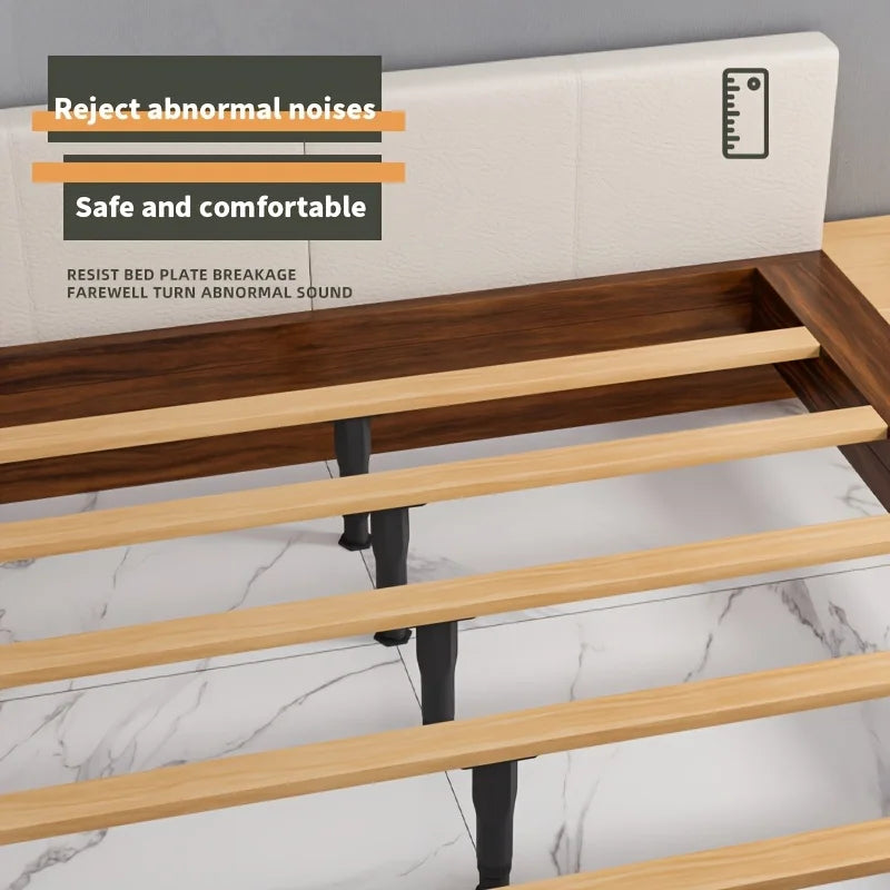 pieds réglables hauteur support lit noir moderne vis bois meuble entretoise adaptable chambre