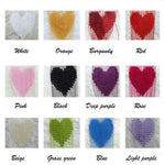rideau moderne bleu coeurs transparent fenetre polyester maison bleu clair