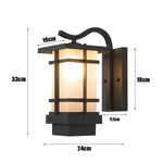 lampe murale moderne rustique couleur noir brun texture bois translucent mur fixe led chambre