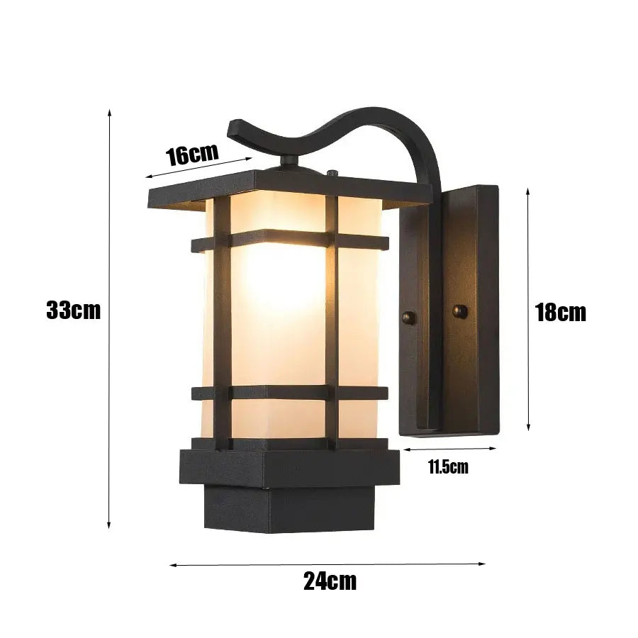 lampe murale moderne rustique couleur noir brun texture bois translucent mur fixe led chambre