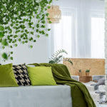 guirlande artificielle feuilles lierre vert décoration jardin intérieur fête mariage extérieur plante vigne