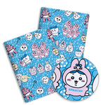protège carte kawaii animaux motifs géométriques opaques couleurs vives bleu jaune rose violet turquoise