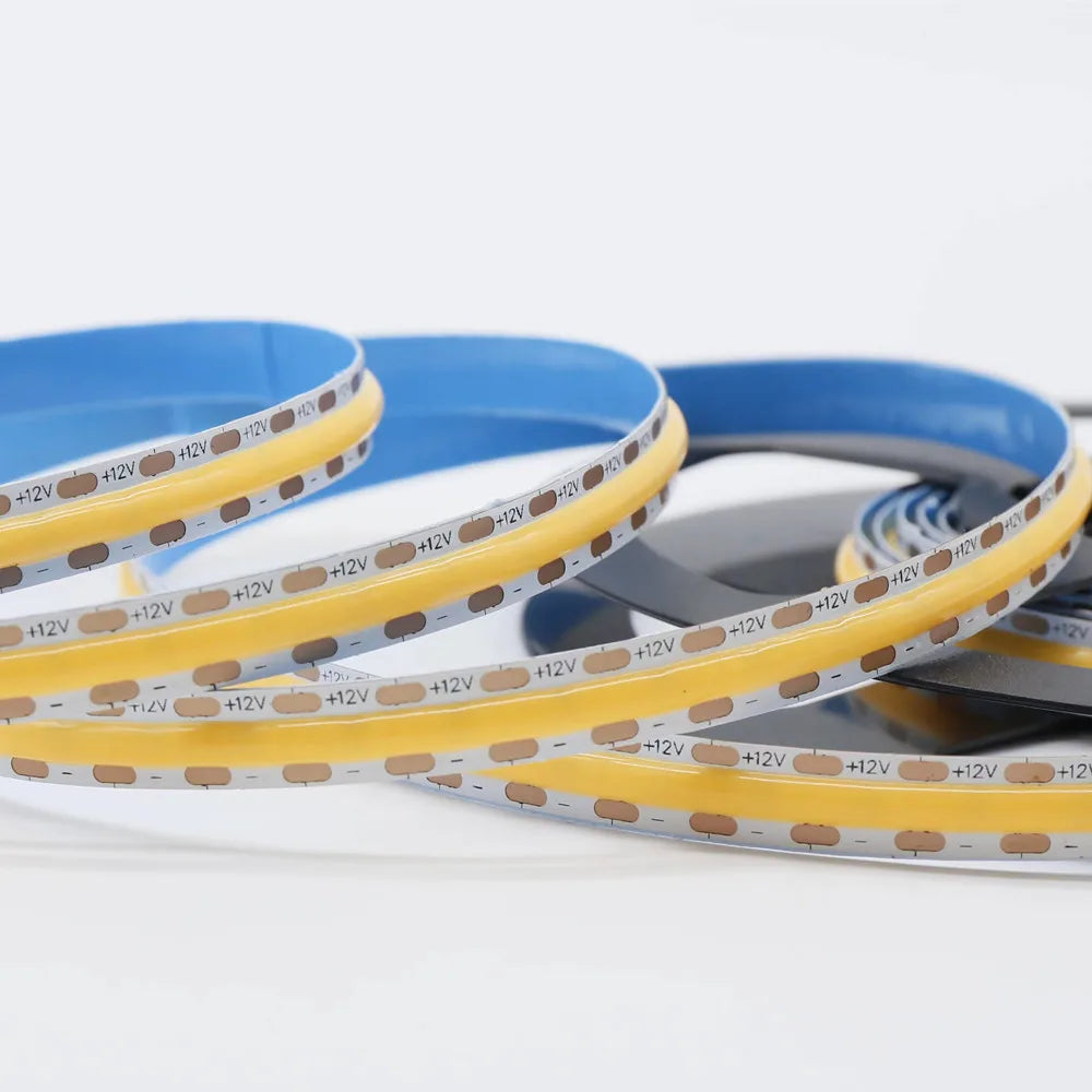 ruban led flexible jaune gris points noirs adhésif connecteurs moderne 3000k 4000k 6500k 12v