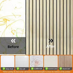 papier peint vinyle moderne grain bois bande autoadhésif résistant humidité cuisine chambre salon