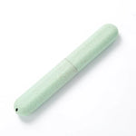 boîte rangement réutilisable moderne brosse dents rose bleu vert beige