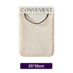 sac rangement polyester réutilisable clips beige clair maille fine moderne cuisine articles divers pliable