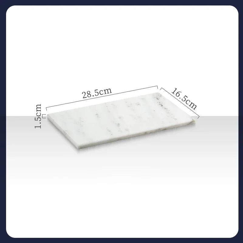 plateau marbre noir blanc moderne plateau rangement marbre naturel salle bain accessoires