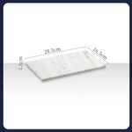 plateau marbre noir blanc moderne plateau rangement marbre naturel salle bain accessoires