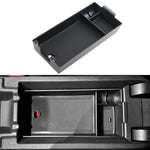 organisateur rangement boite accoudoir voiture bmw serie noir texturé compartiments fixations clipsintérieur lisse
