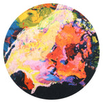 coasters antidérapants noirs blancs motifs crânes abstraits modernes graphiques