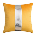 ensemble housses coussin noir rayures dorées velours luxe moderne taies oreiller décoratives