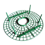 support jardin pvc vert spirale structure ouverte balcon potager 30cm diamètre fixations