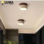 lampe led moderne minimaliste marron beige texture naturelle wabi sabi 6000k 4000k 3000k