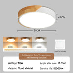 lampe led moderne minimaliste noir bois naturel éclairage intérieur salon chambre cuisine