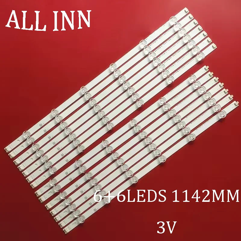 bande led rétro éclairage blanc moderne 64leds 1142mm 3v qr code all inn