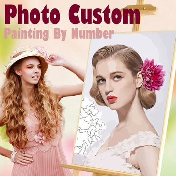 kit peinture numéros toile personnalisée fleurs animaux paysages décoration murale moderne