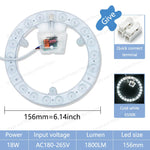 plafonnier led blanc moderne 12w 18w 24w 36w aimants intégrés câble électrique