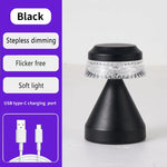 lampe table led blanc marron rose plissée moderne interrupteur tactile charge type