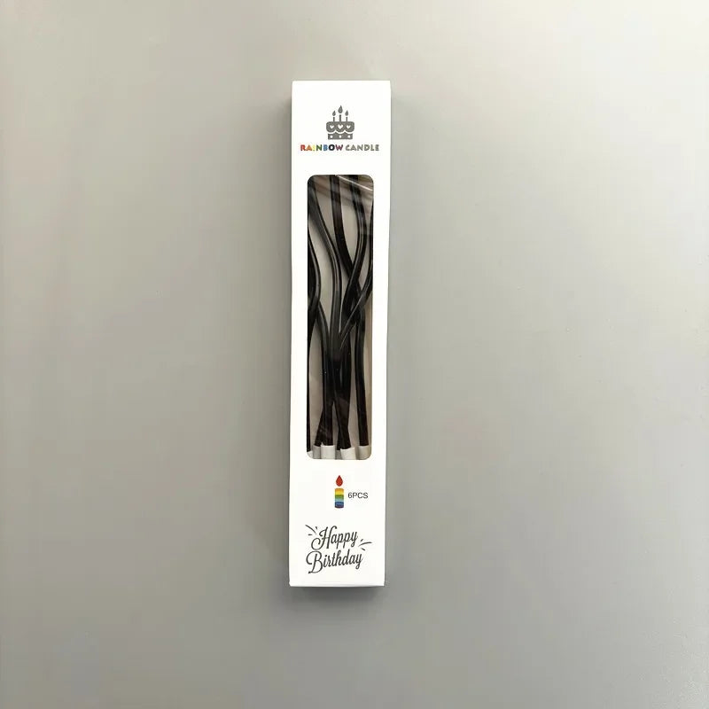 bougies colorées twisté moderne boîtes rangement diverses couleurs