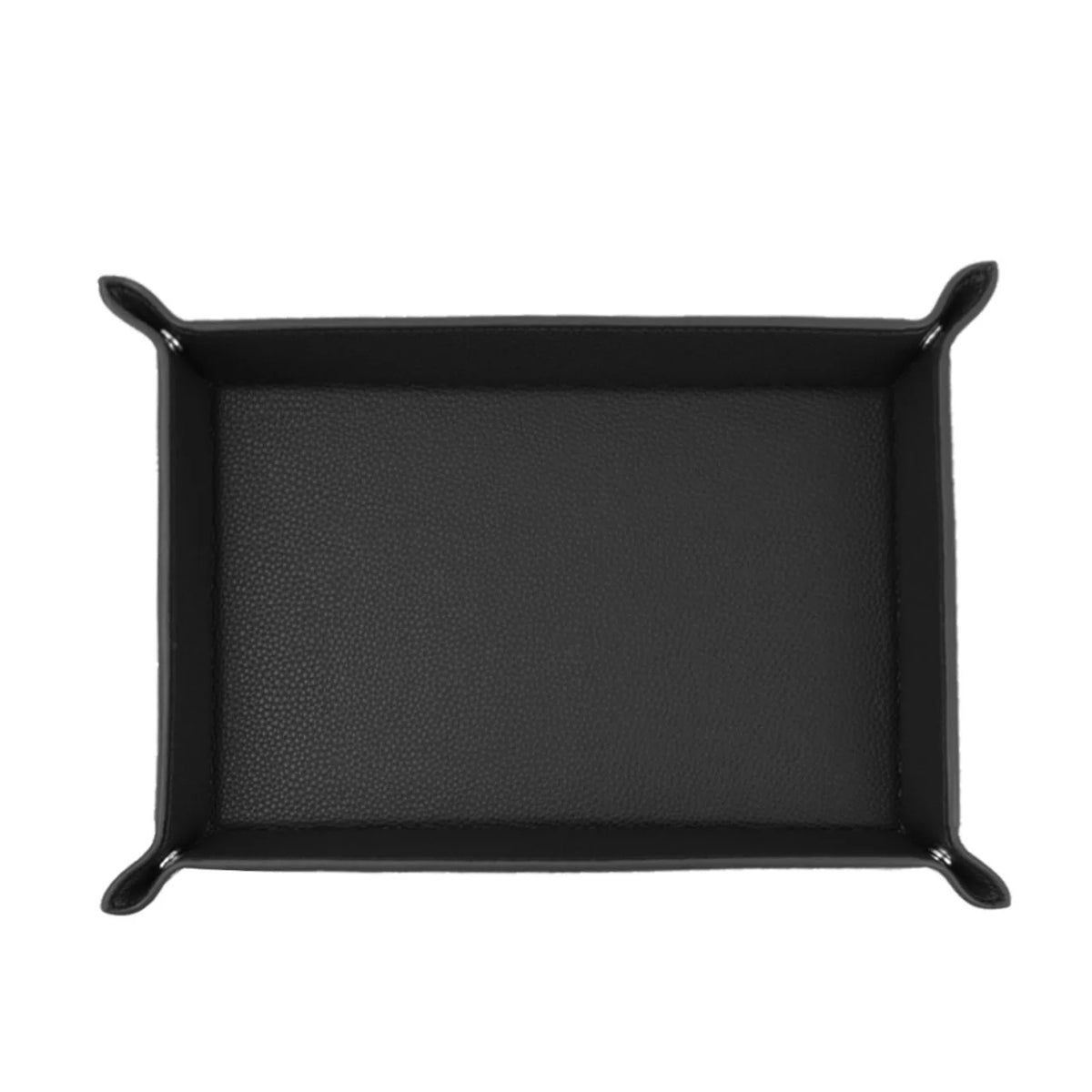 plateau rangement cuir bleu marine rose moderne dorés bijoux accessoires cosmétiques organiser pièces monnaie